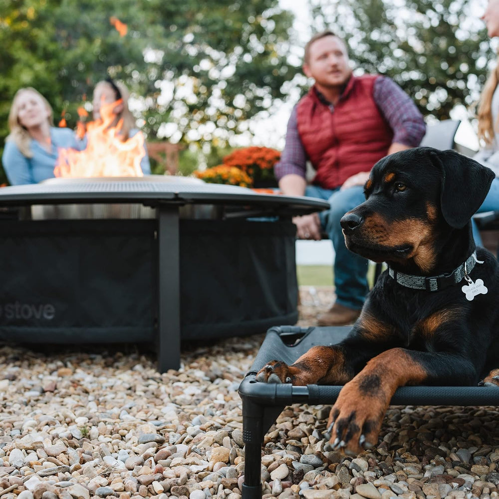 Solo Stove 42" Fire Pit Surround | Protective Barrier & Outdoor Tabl...