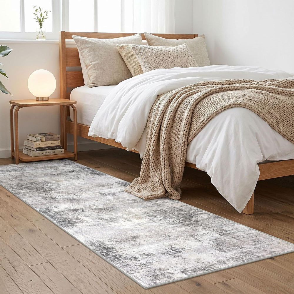 IOHOUZE Abstract Runner Rug 2x6 Ft Washable Runners for Hallways, Non Slip Ki...