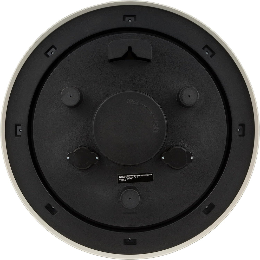 La Crosse Technology WT-3181PL-Q Quartz Time Analog Indoor/Outdoor Wall Clock...