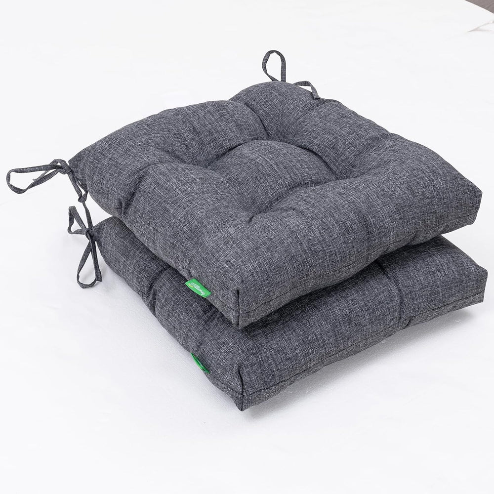 Outdoor Wicker Chair Cushions of 5Pieces,Tufted Patio Bench Cushions & 2S...