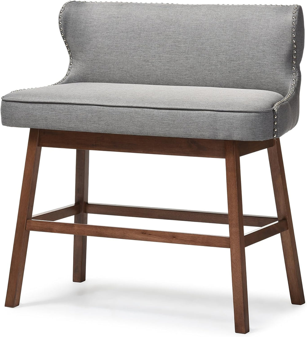 Baxton Studio Gradisca Modern and Contemporary Grey Fabric Button-tufted Upho...