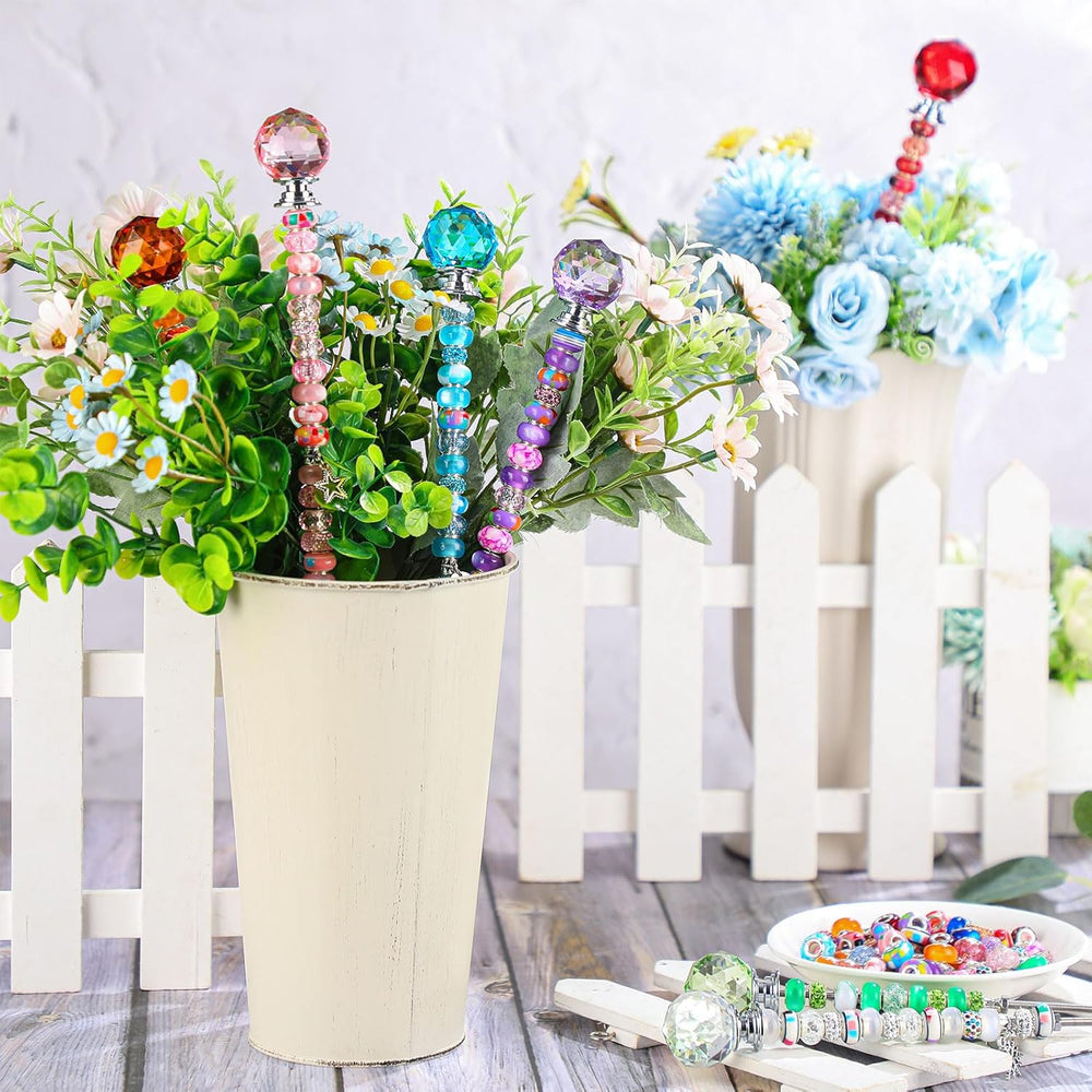 Tigeen 236 Pcs Garden Stake DIY Fairy Wand Plant Stake, Modern