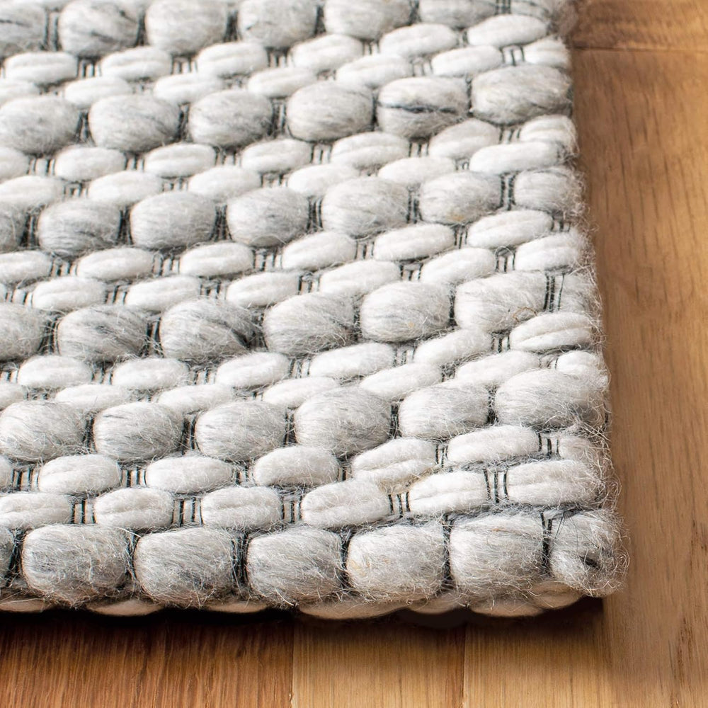SAFAVIEH Marbella Collection X-Large Area Rug - 11' x 15', Light Grey...