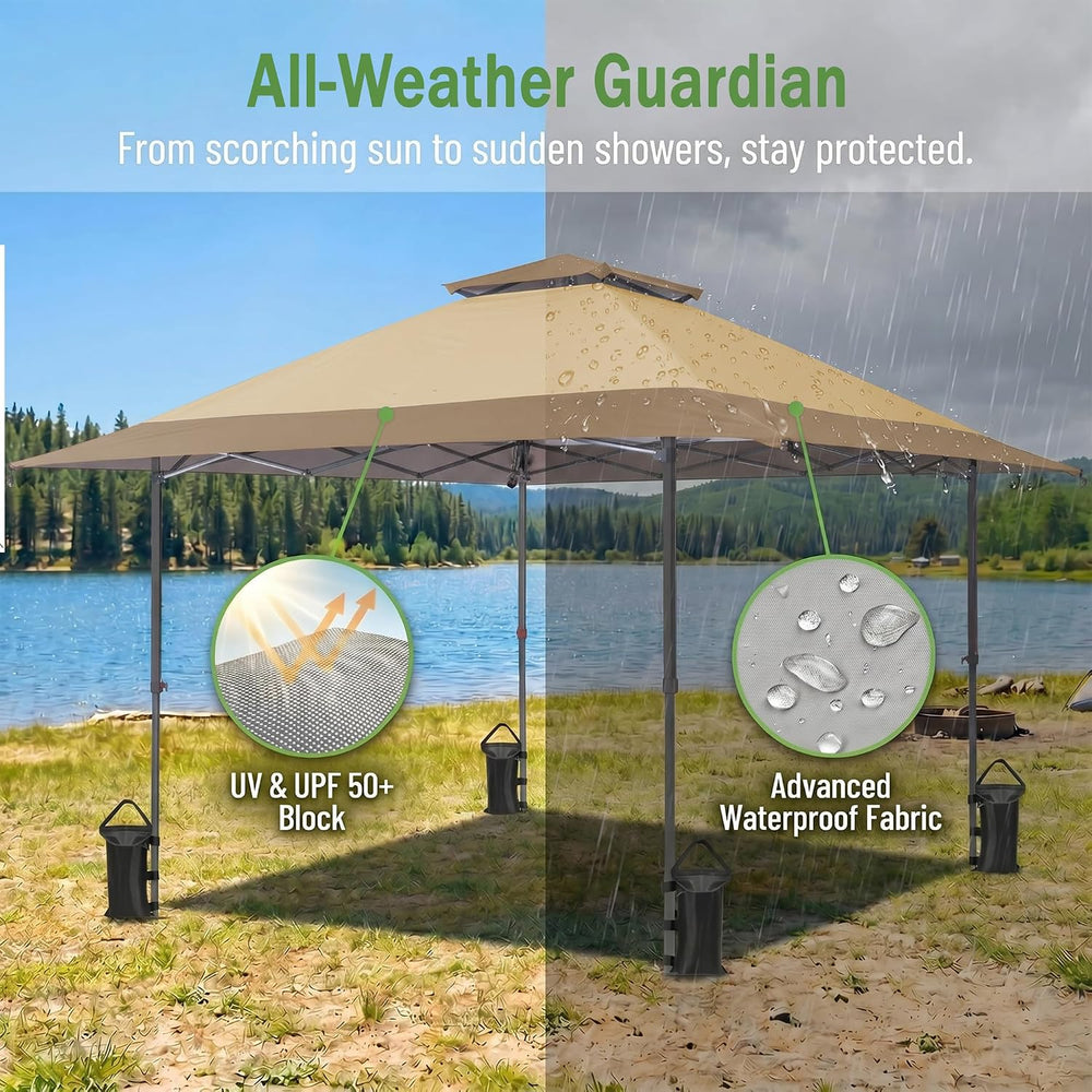 Canopy Replacement Top 13x13, Canopy Cover ONLY, Beige