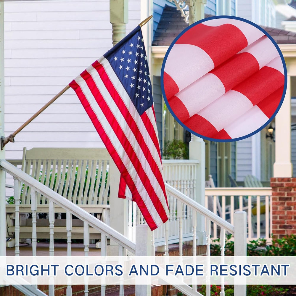 Newwiee Classroom American Flag for Schools 2 x 3ft, 8 Pcs