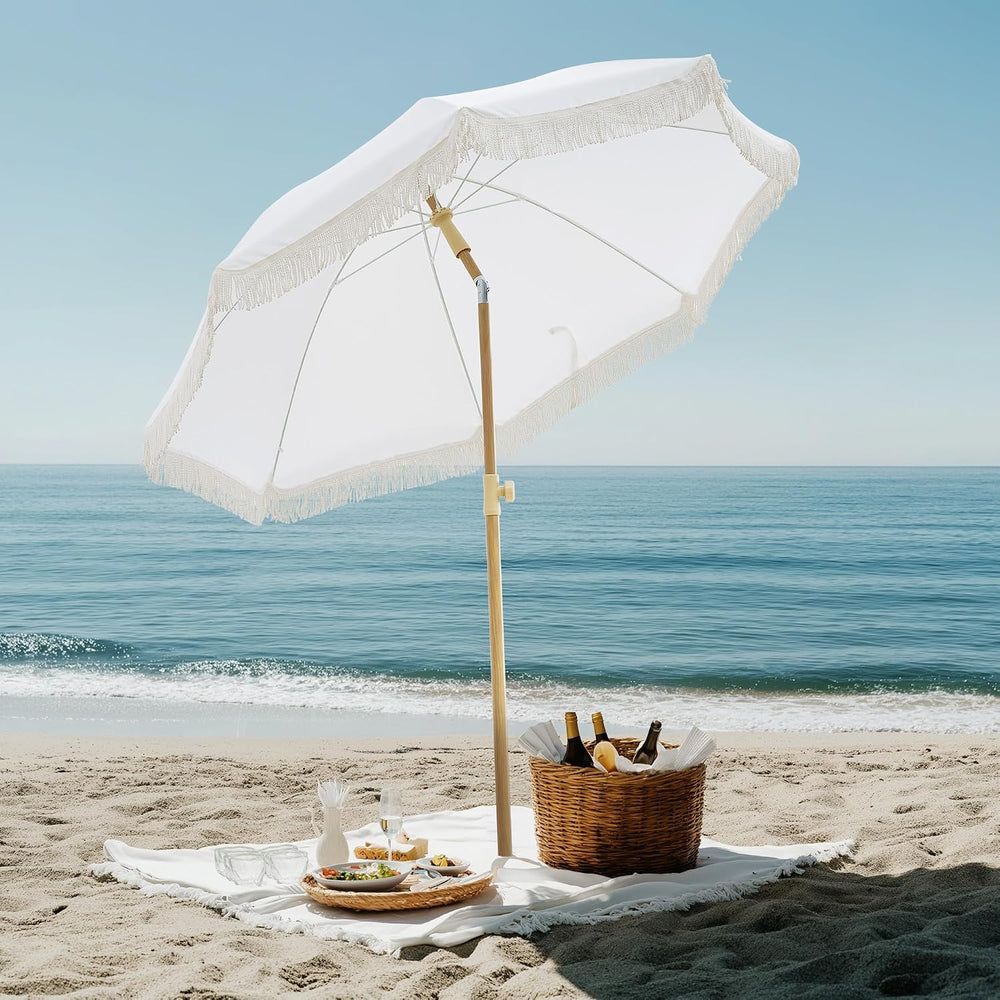 Aohanoi Outdoor Umbrella - Sun Protection, Rain Resistant, Windproof with Man...