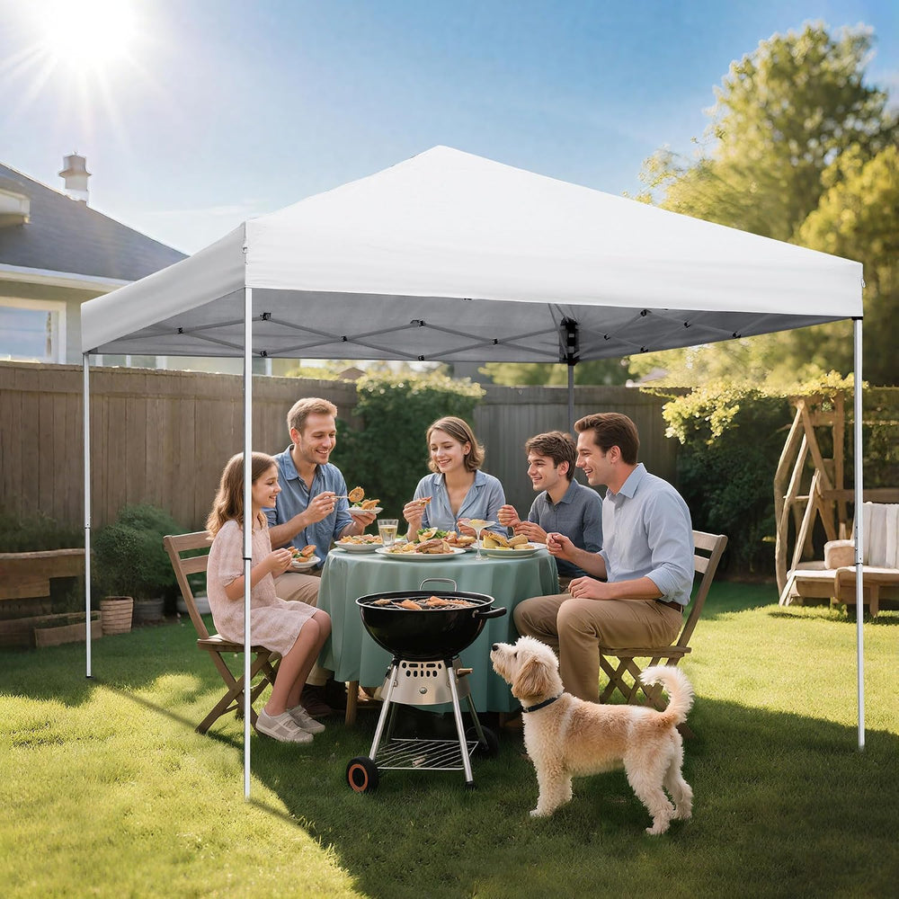 LEMY 10x10 Pop Up Canopy Tent,Instant Outdoor Patio Canopy with Wheeled Carry...
