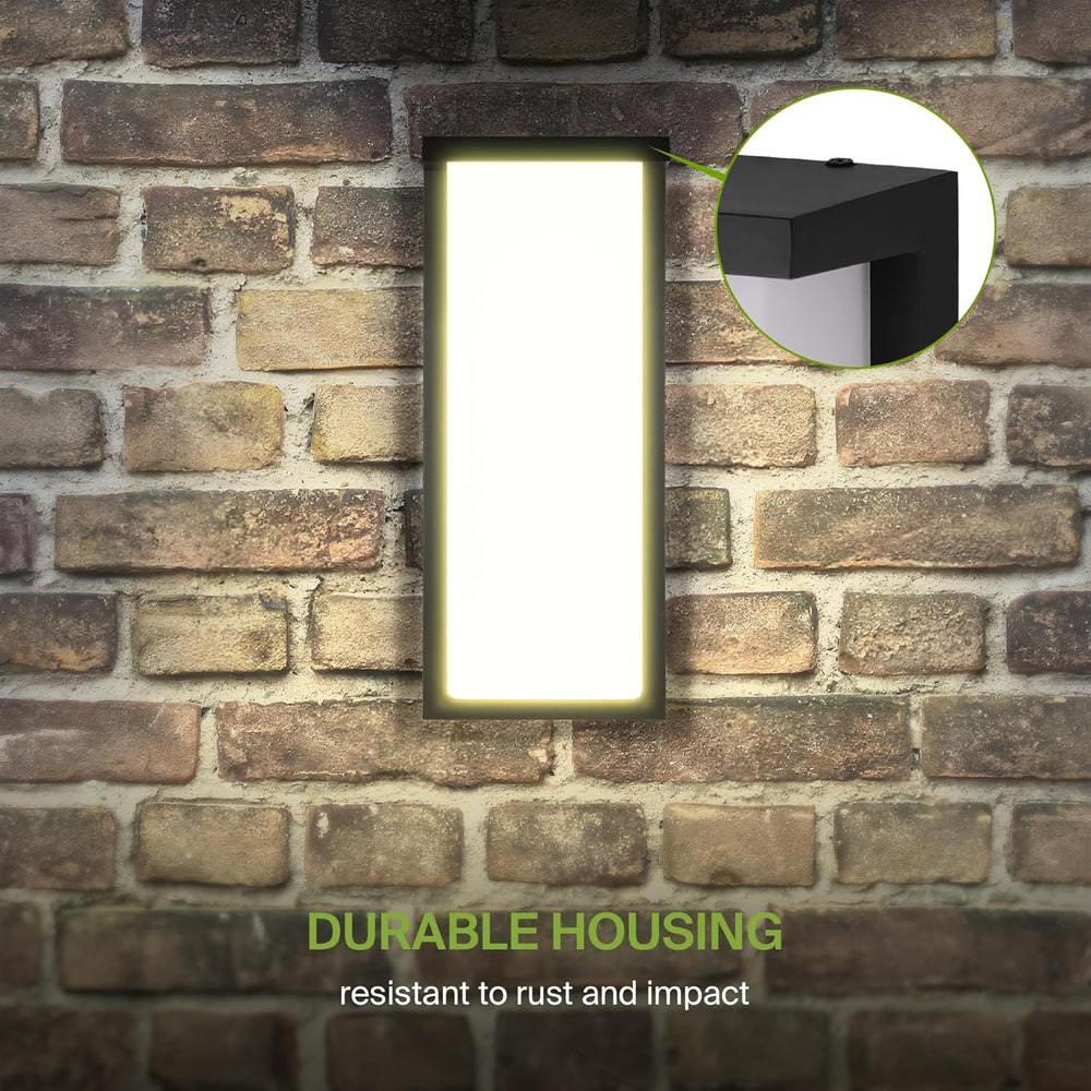 ASD LED 14" Outdoor Wall Light, Front Door House Sconce | 3CCT, Dimmable...