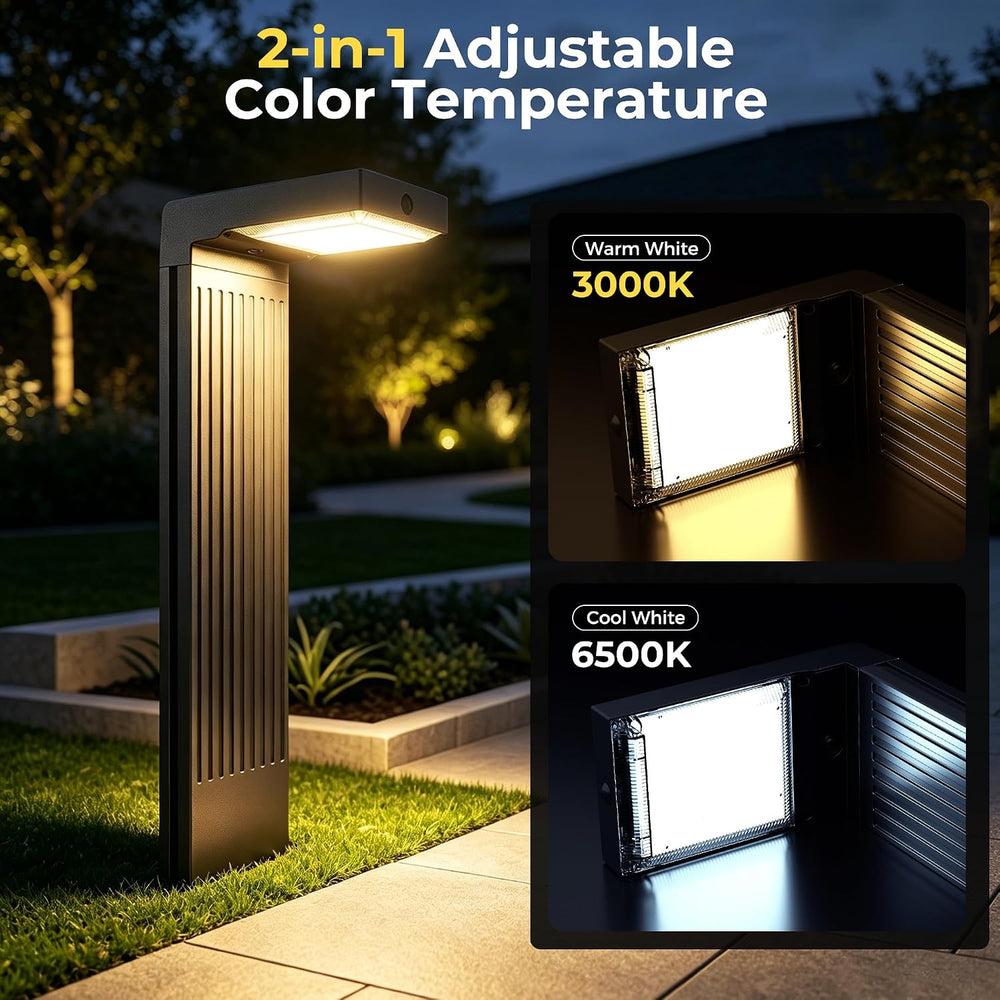 COXSENI Motion Sensor Solar Pathway Lights Outdoor,6 Working Modes,4 Pack