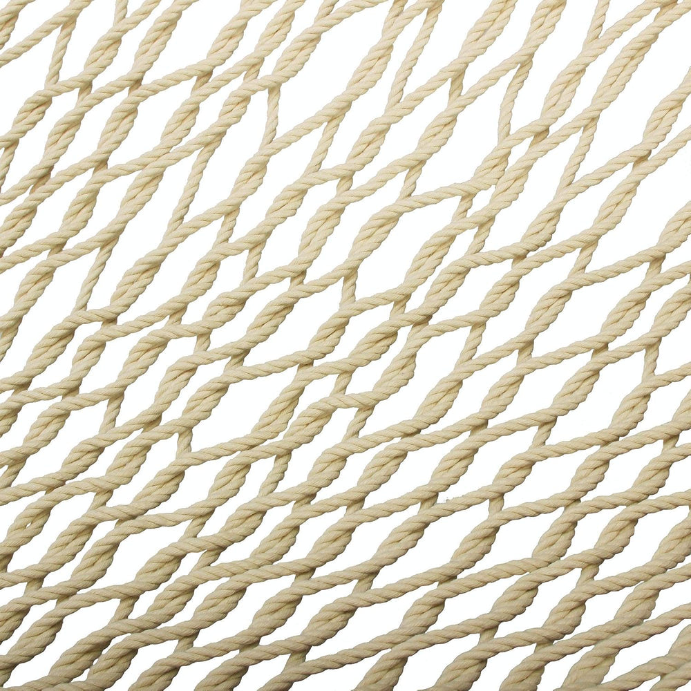 Original Pawleys Island Single Oatmeal DuraCord Rope Hammock – 12 ft. x 50 in...