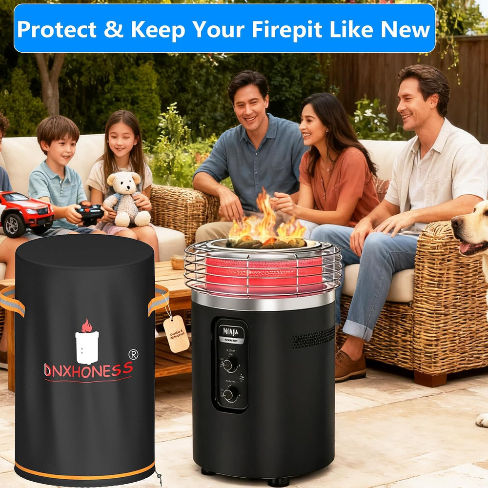 Fire Pit Cover for Ninja Fireside 360, Cover for Ninja Firepit, 600D Tear-Res...