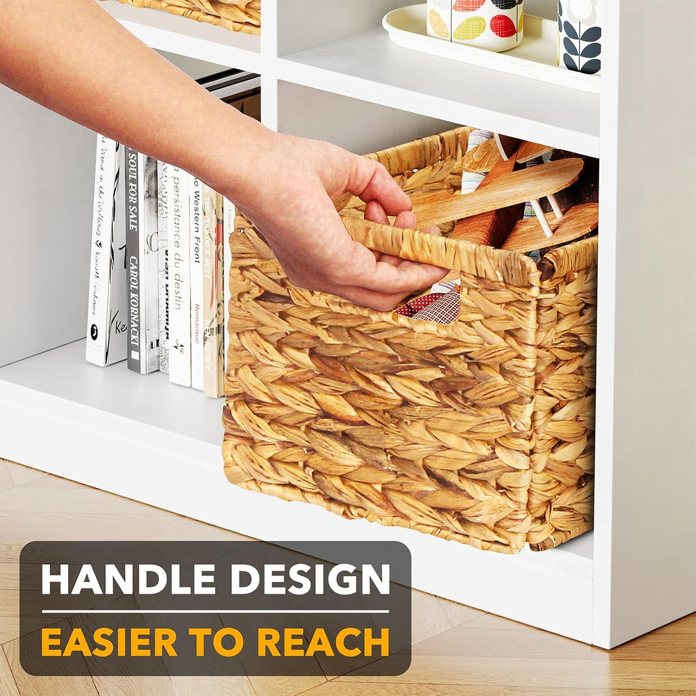 SpaceAid 4 Pack Wicker Basket, Storage Baskets for Organizing, Woven Rattan B...