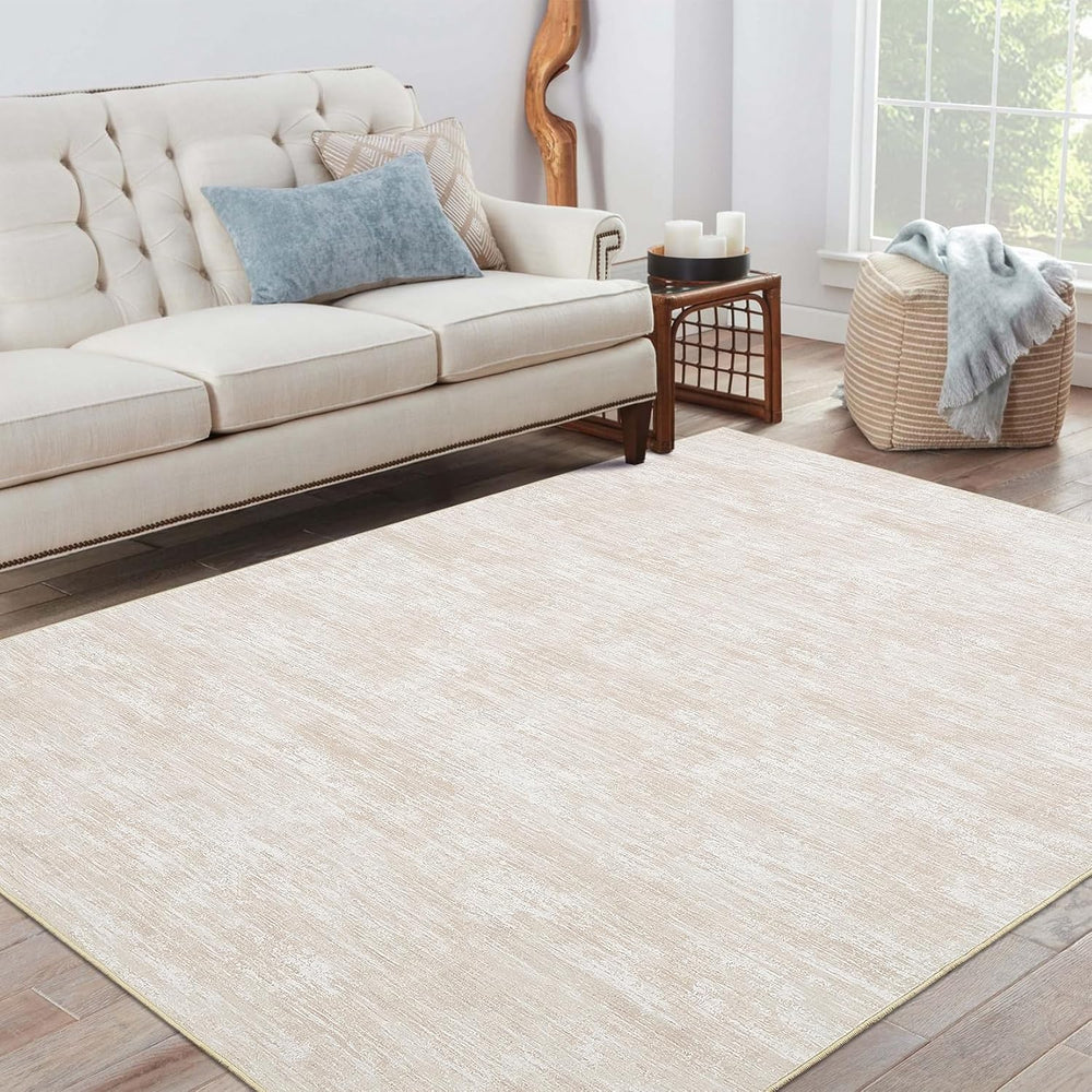 RUGSREAL Washable Rug 10x13 for Living Room Modern Abstract Area Rug Non-Slip...