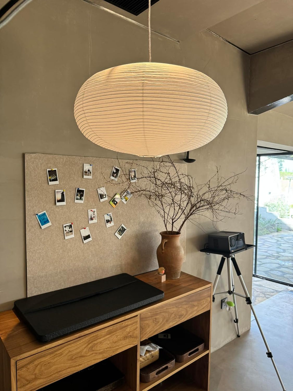 large White Oblate Pendant Lamp Shade 55.5cm(21.85in) Chinses lantern Home De...