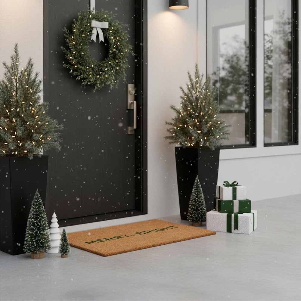 Calloway Mills 117082436 Green Ultra Modern Merry & Bright Doormat 24 x 36