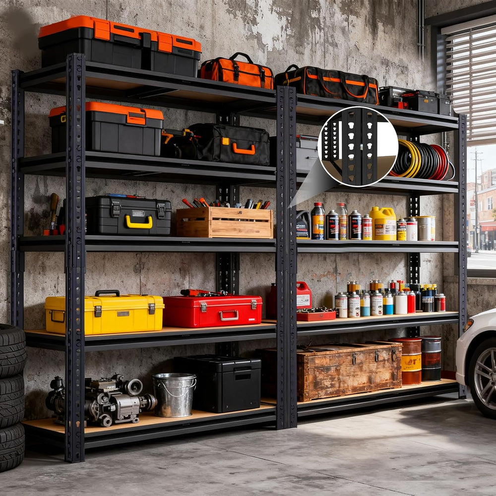 Garage Shelving Units, Storage Shelves Heavy Duty, 60", 2400LBS