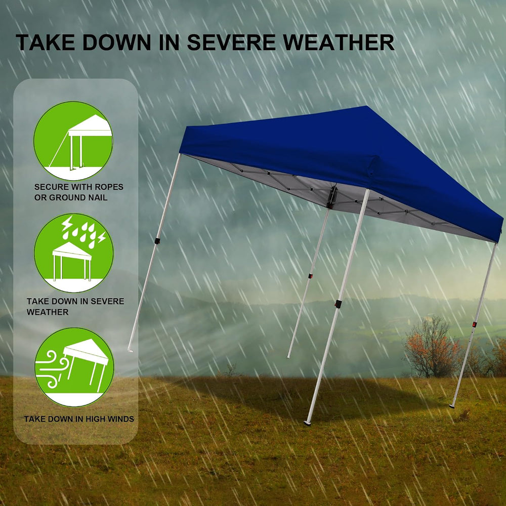 Northroad 10x10ft Pop Up Canopy, Popup Outdoor Canopy Tent with Wheeled Carry...