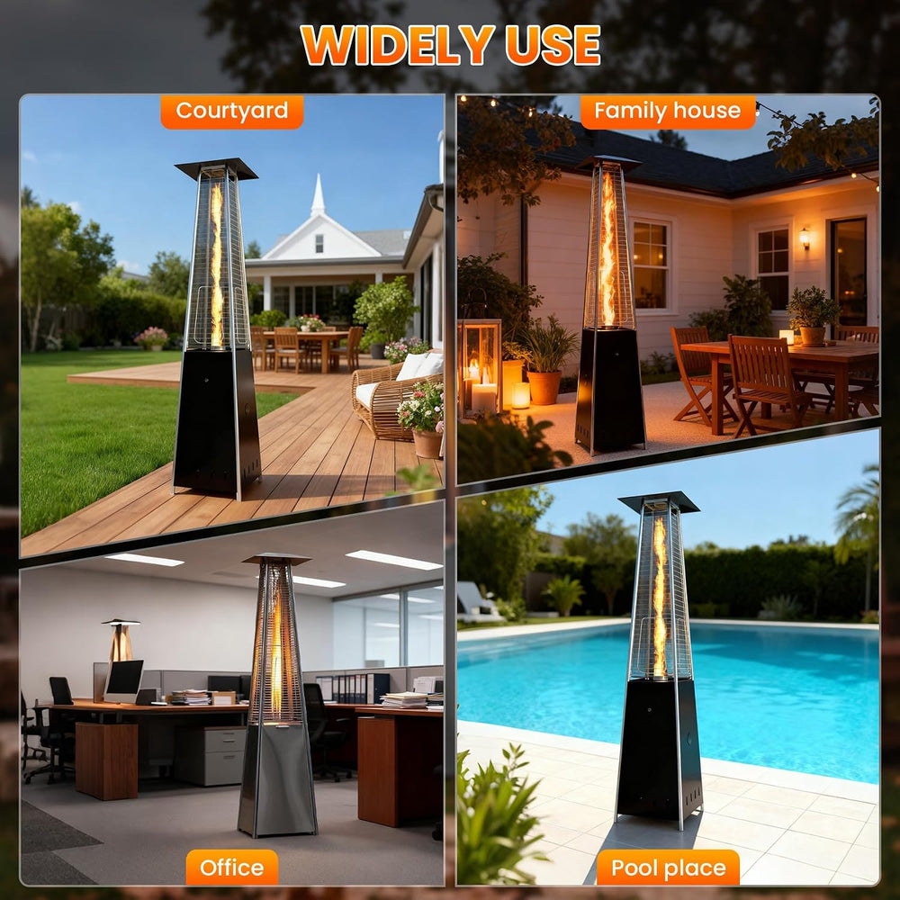 Patio Heater Glass Tube Replacement, 49.5 x 4" Patio Heater Replacement ...
