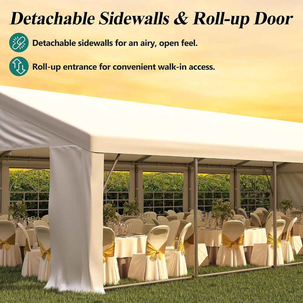 GARTOO 20' x 40' Heavy Duty Party Tent for Event