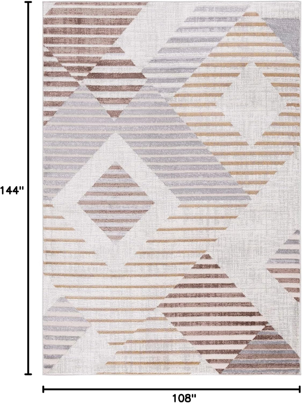 SAFAVIEH Palma Collection Area Rug - 9' x 12', Beige & Light Grey...