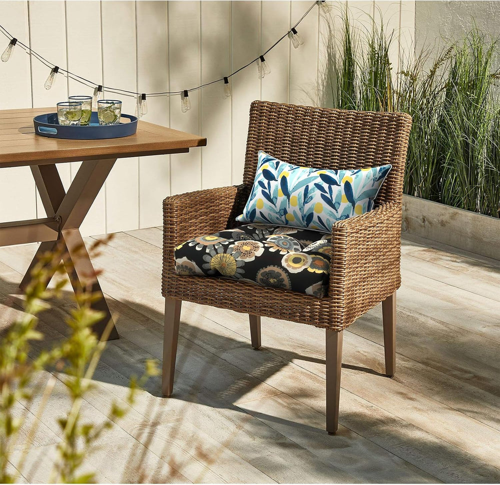 LVTXIII Outdoor Wicker Chair Cushions, 19"x19"x4" Patio Chair ...