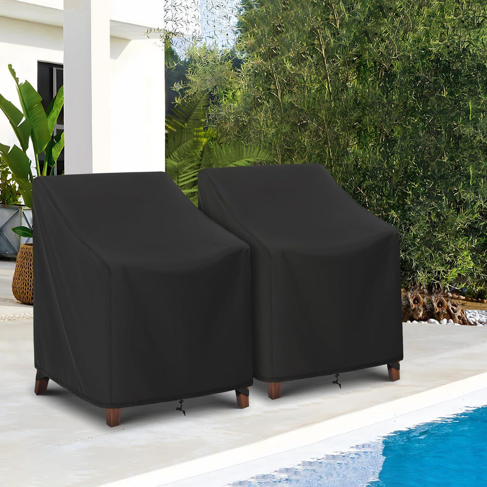 SunPatio Outdoor Chair Covers Waterproof 2 Pack, 29" W x 30" D x 36...