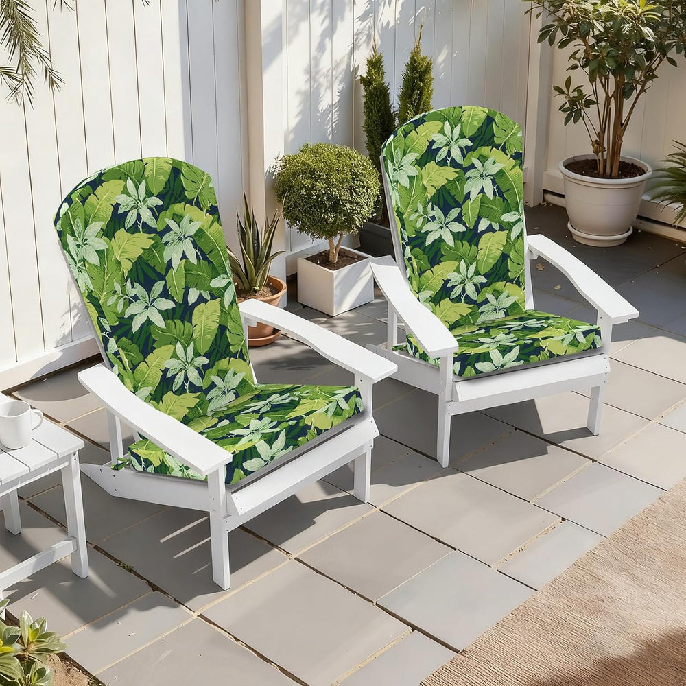 LVTXIII Adirondack Chair Cushions 48x20x2.5 Inch, Water Repellent, Fade Resis...
