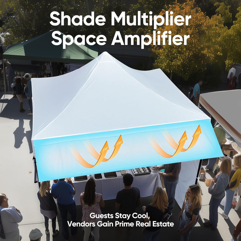 Quictent 10x10 Heavy Duty Pop up Canopy Tent with 3 Removable Sidewalls