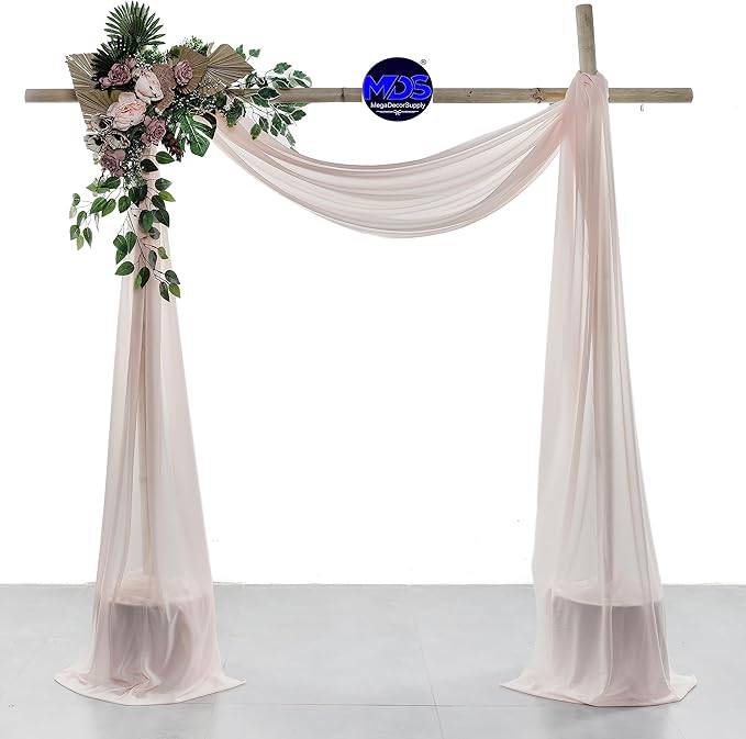 MDS Halloween Chiffon Draping Fabric - 1 Panel, 30" Wide x 40ft Long - S...