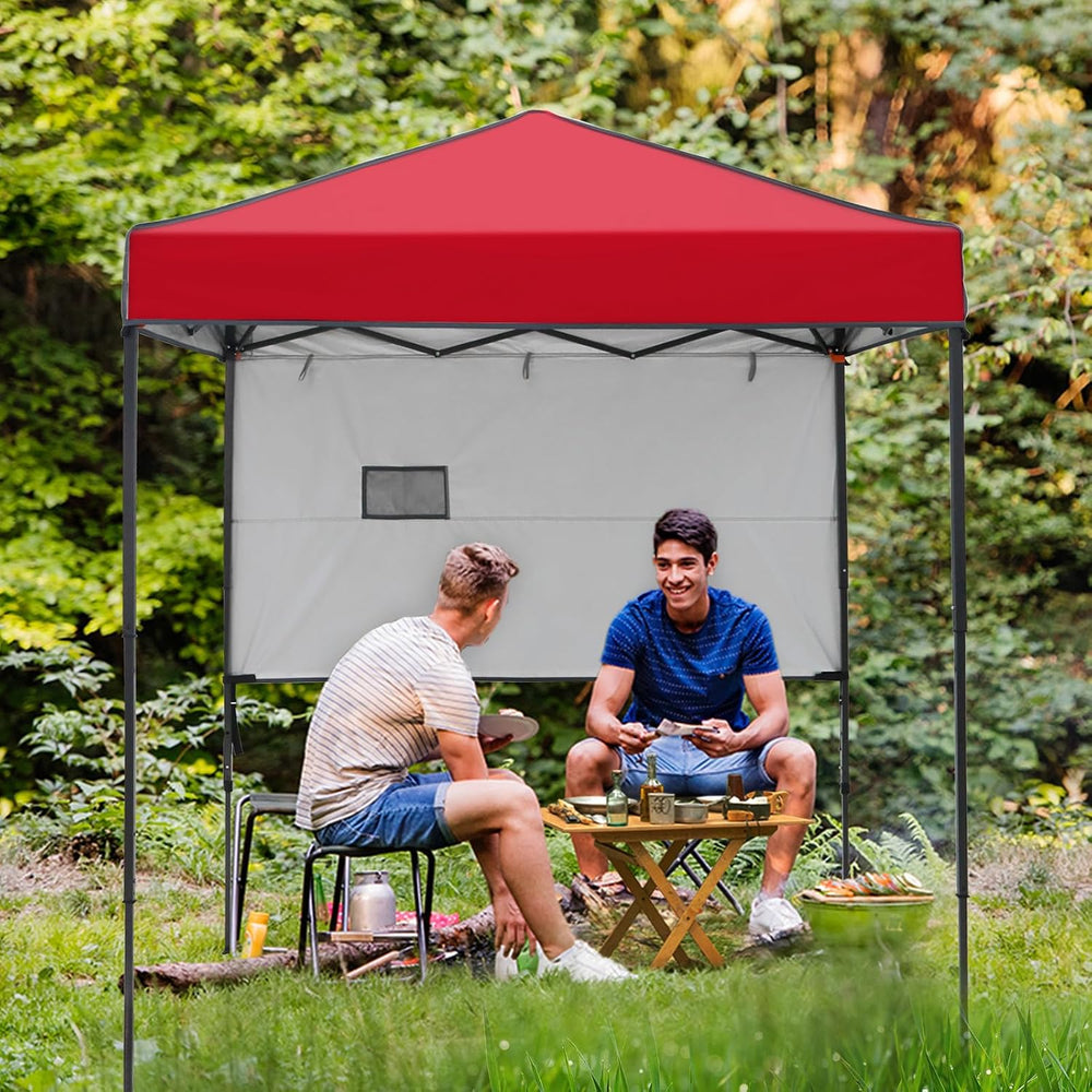 COOS BAY 6x4 Pop Up Canopy Tent with Adjustable Side Wall, Easy Setup Lightwe...