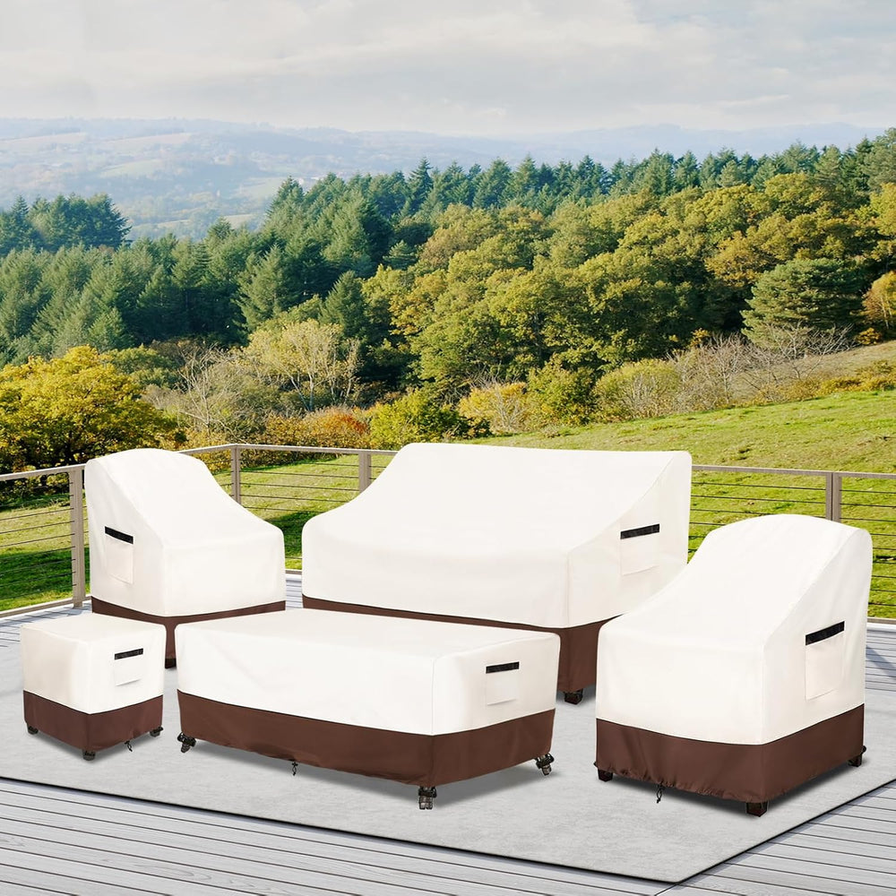 Patio Chair Covers 2 Pack,Waterproof Heavy Duty Patio Furniture Covers for Ou...