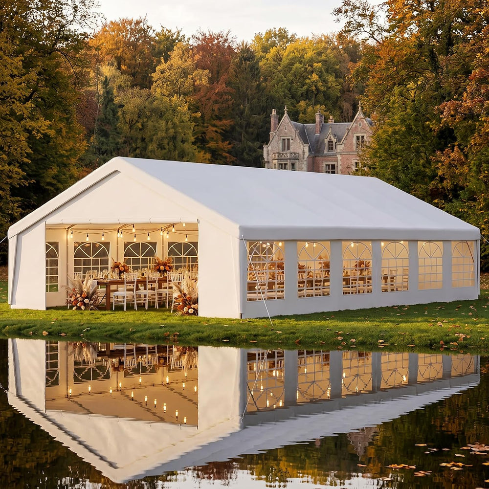 Aoxun 20x40 Party Tent,Heavy-Duty Canopy Tents for Parties Weddings Events
