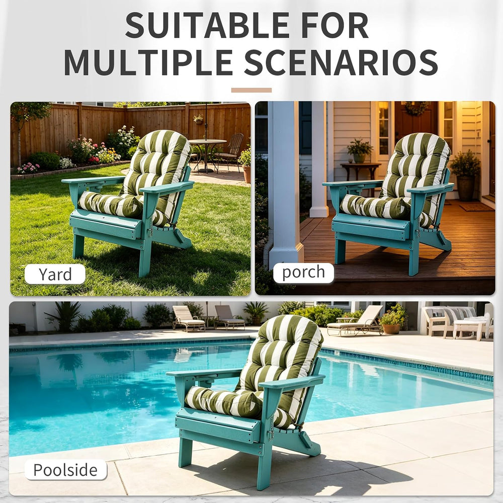 Adirondack Chair Cushion, High Back Patio Chair Cushions 48 x 19.7 x 4.7 Inch...