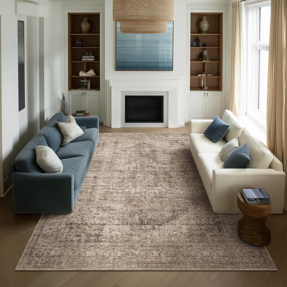 Machine Washable Rugs for Living Room: 10x14 Area Rugs for Bedroom