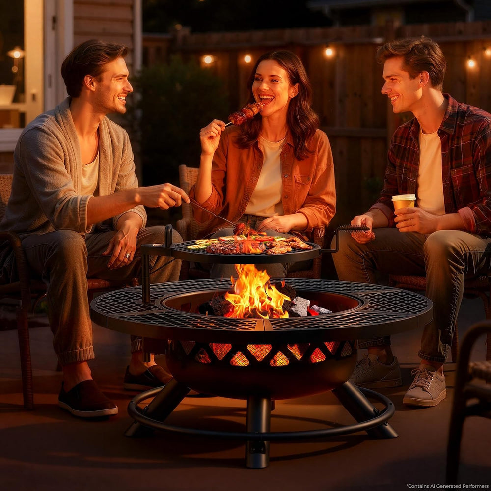Bali Outdoors Fire Pit with Poker