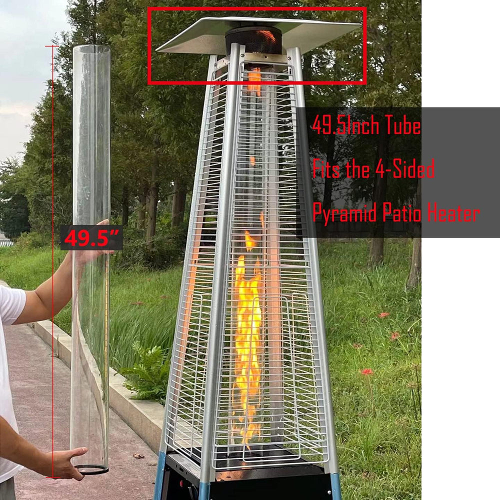 Patio Heater Replacement Parts - 49.5" Tall 4" Diameter - Quartz Gl...