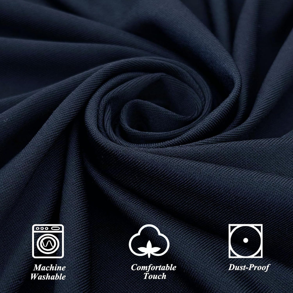 4Pack Navy Blue Cocktail Table Covers 32x43Inch Cocktail Table Tablecloth