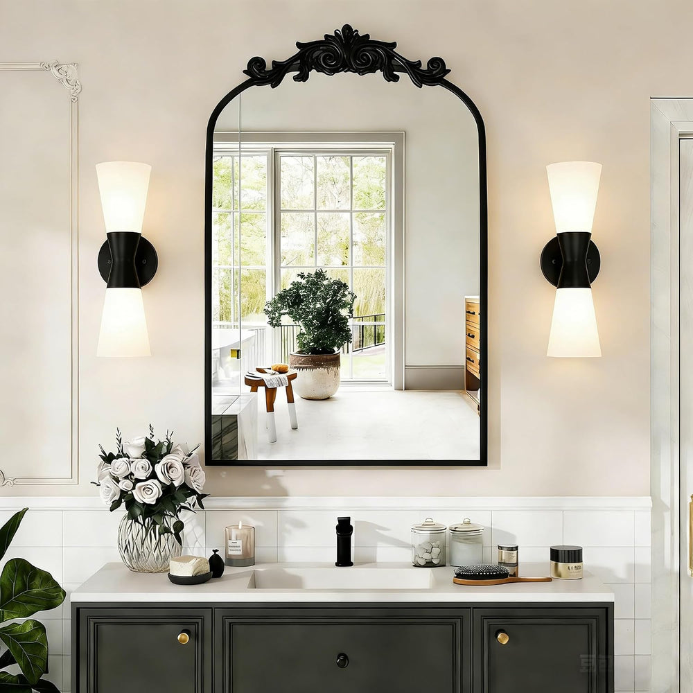 Wall Sconces Set of 2 for Bathroom, Modern Indoor Vanity Light Fixtures 15&qu...