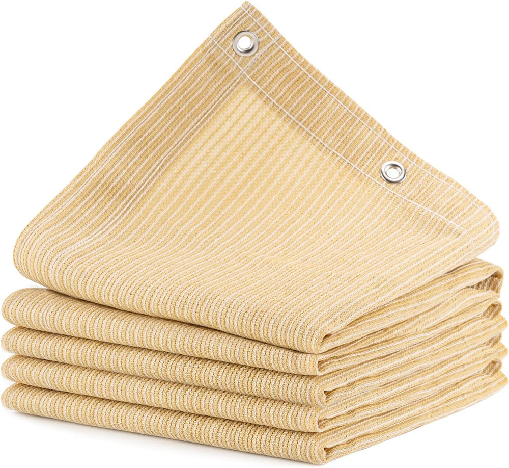 90% Outdoor Sun Shade Cloth, 6’ x 20’, Pergola, Deck, and Backyard Patio Suns...