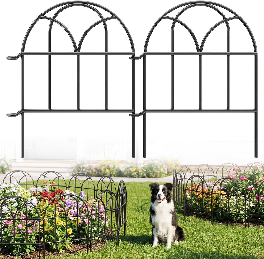 19 Pack 20.58ft x 17in (H) Garden Fence Panels - No Dig Garden Fence Animal B...