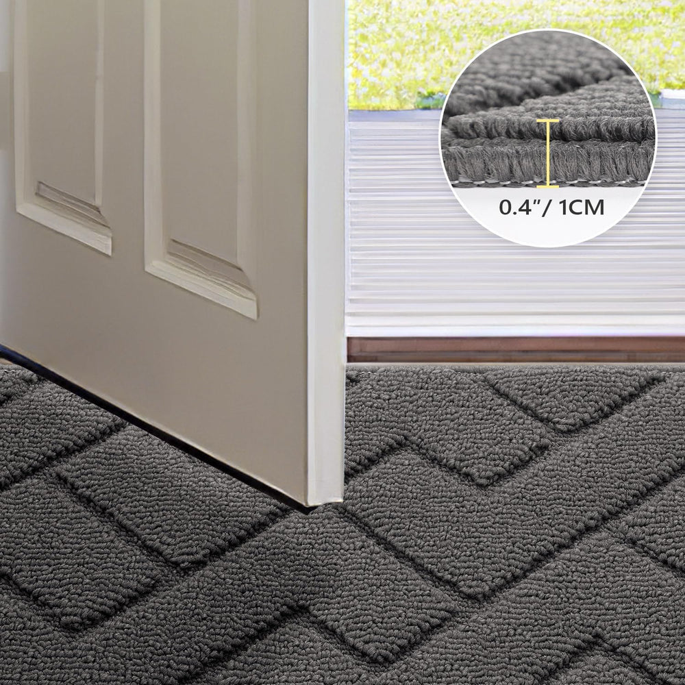 hicorfe Indoor Door Mat,Non Slip Door Mats,32"x48" Front Back Door ...