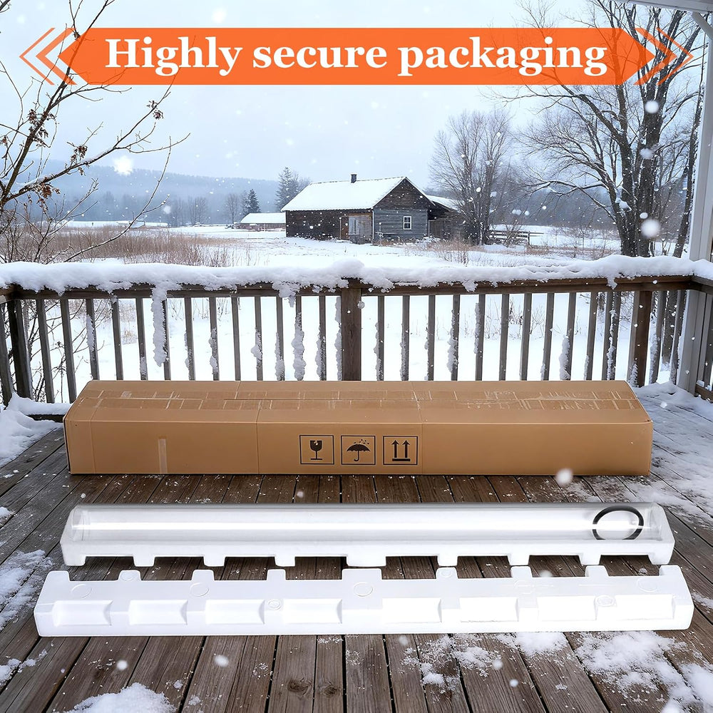 Patio Heater Glass Tube Replacement, 49.5" Tall 4" Diameter Quartz ...