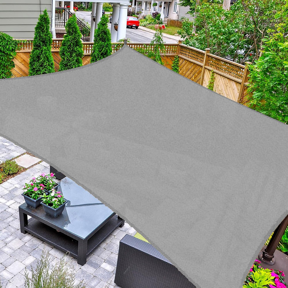 AsterOutdoor Sun Shade Sail Rectangle 10' x 13' UV Block Canopy for P...