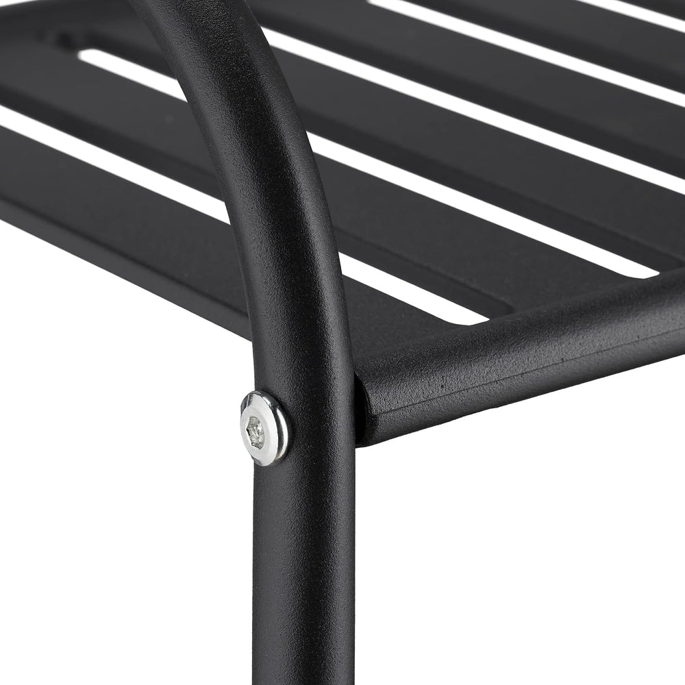 Relaxdays Standing Shelf, Steel, H x W x D: 115 x 33 x 28 cm, Kitchen & B...