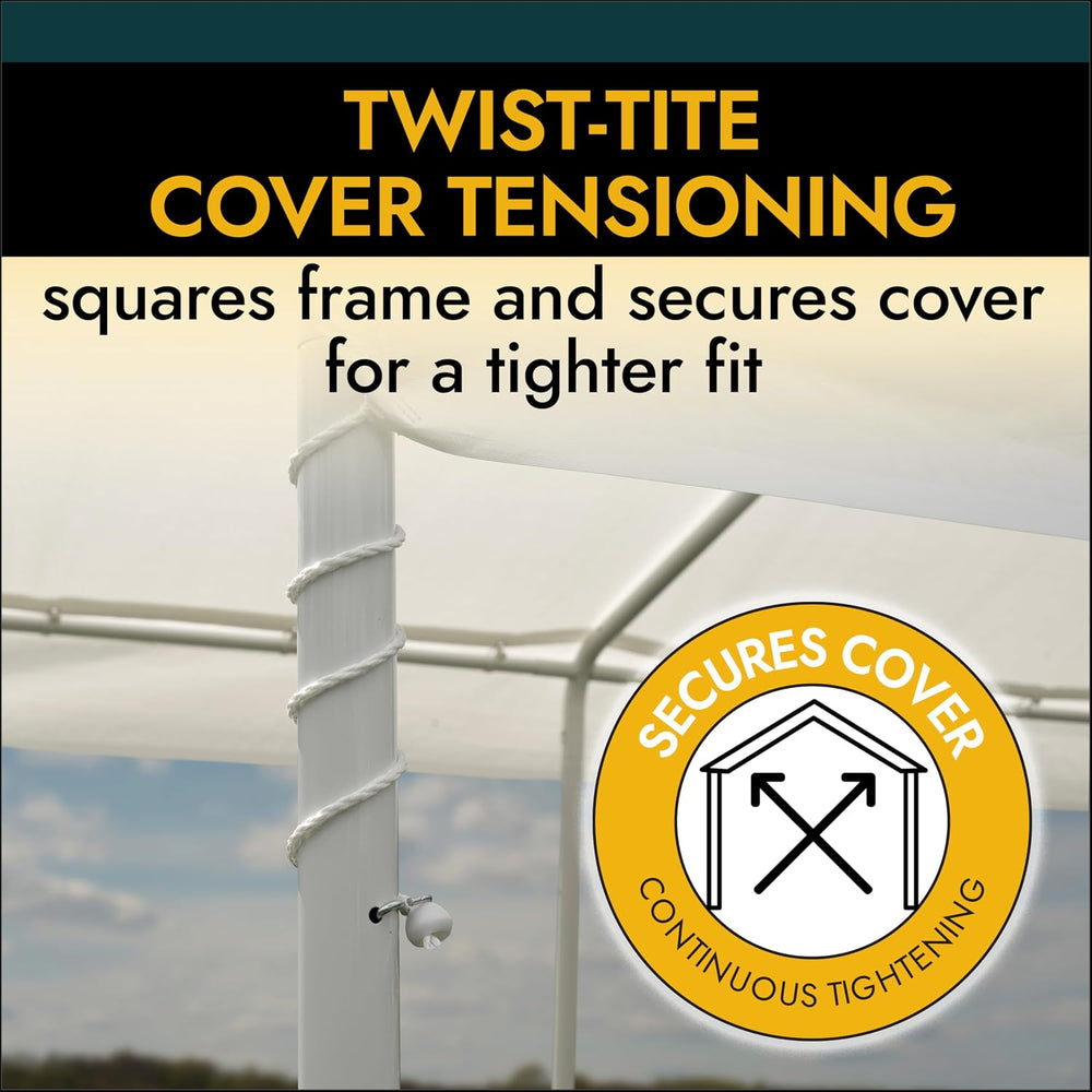 ShelterLogic 10' x 10' MaxAP Canopy Series Compact Outdoor Easy to As...