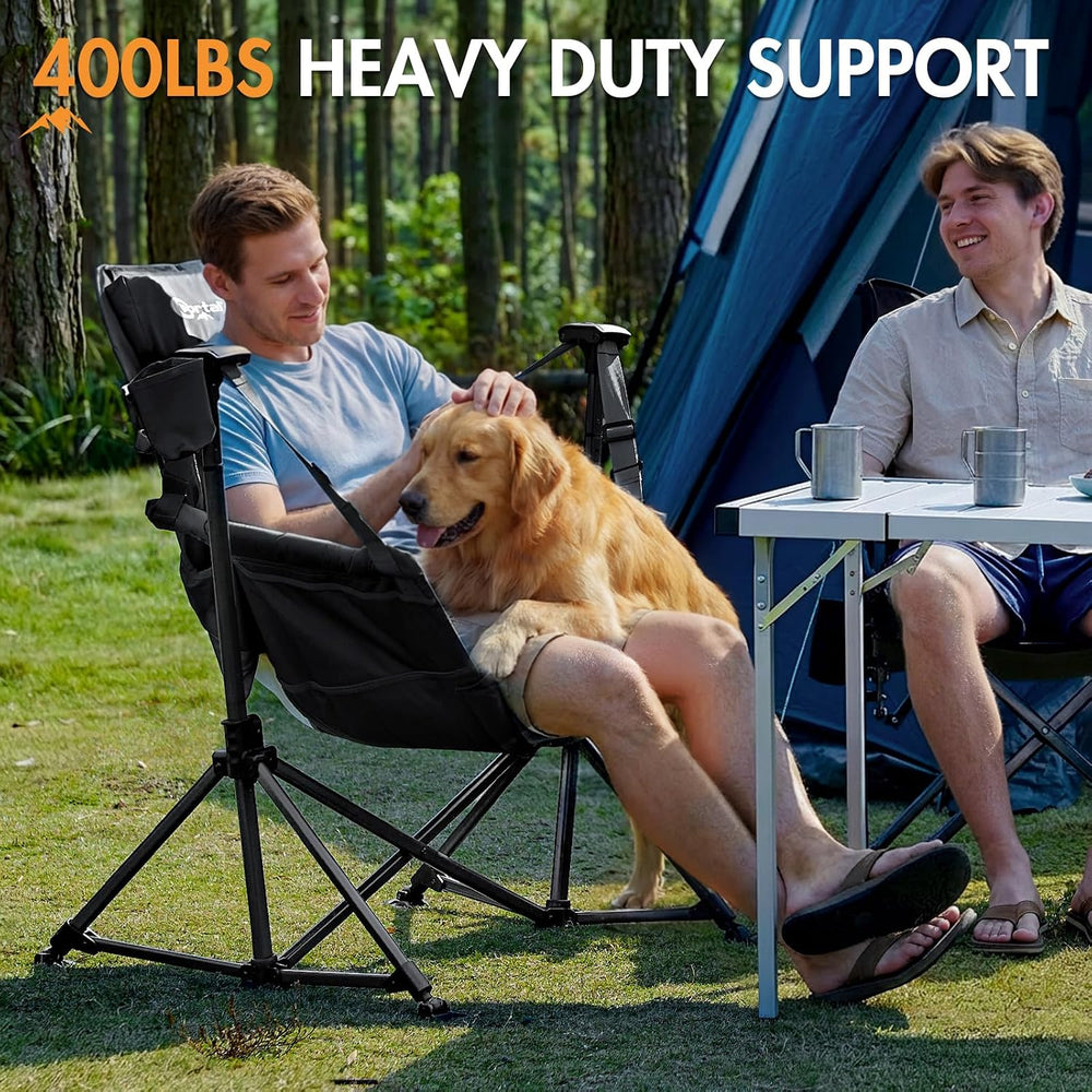 Portal Hammock Camping Chair Heavy Duty 400lbs - Breathable Mesh Outdoor Swin...