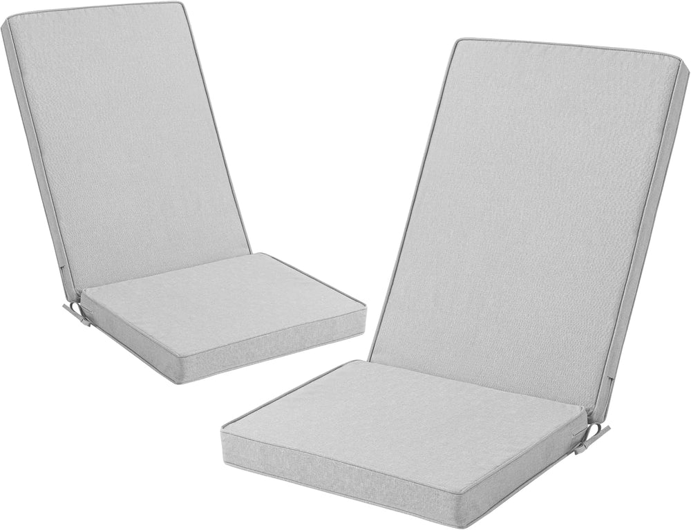 Adirondack Chair Cushions Set of 2 - Removable Covers, Water-Repellent & ...