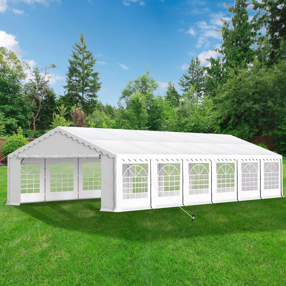 GREEN PARTY 20x40 ft Party Tent Heavy Duty, Outdoor Wedding Commercial Tent