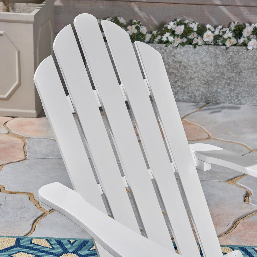 Christopher Knight Home Cara Outdoor Foldable Acacia Wood Adirondack Chair, W...