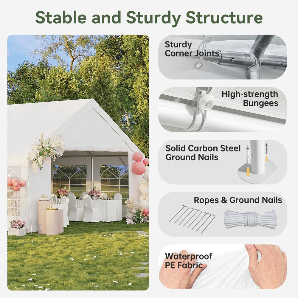 Aoxun 32x16 Party Tent,Heavy-Duty Canopy Tents for Parties Weddings Events